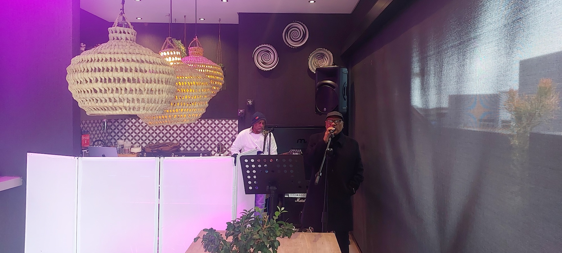 Entertainworx DJ performing beside a live vocalist